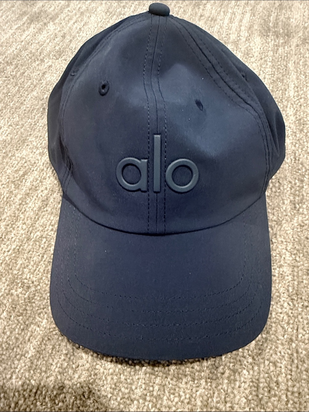 ALO Yoga Performance Off-Duty Cap Navy/Navy NWOT